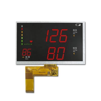 800x480 Rgb επίδειξη LCD, επιτροπή 500 7 ίντσας LCD φωτεινότητα Cd/M2 αντιθαμπωτική