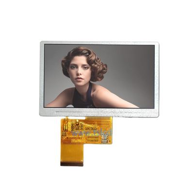 Υψηλή φωτεινότητα 4,3 ψήφισμα WQVGA επίδειξης 480x272 Tft LCD ίντσας