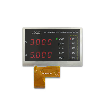 1000cd/M2 υπαίθρια επίδειξη LCD, ώρες Backlight Tft LCD 50K 4,3 ιντσών