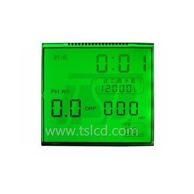 ODM Προσαρμοσμένη οθόνη LCD επτά τμημάτων Μονοχρώματος για το όπλο θερμοκρασίας