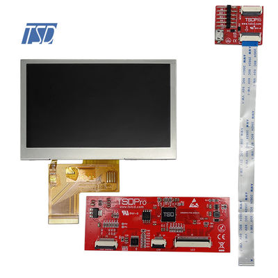 UART 4,3» διεπαφή οθόνης HMI πρωτοκόλλου 480x272 LCD χωρητική με το ΚΠΜ (Κοινή Πολιτική Μεταφορών)