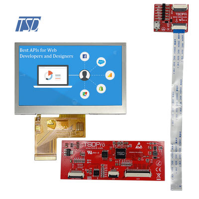 Ανθεκτική οθόνη αφής 4,3 ιντ Smart LCD Module 480x320 με UART Interface