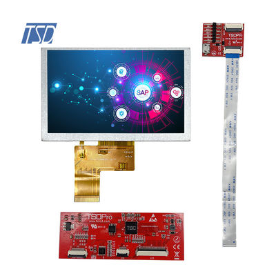 Χωρητική ενότητα 800x480 Hmi επίδειξης Tft LCD διεπαφών UART 5 ίντσα