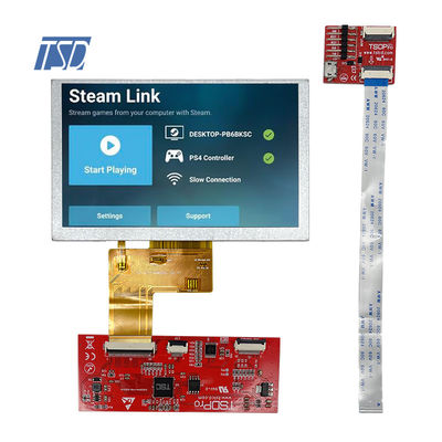 RTP 800x480 διεπαφή ενότητας HMI UART επίδειξης Tft LCD 5 ίντσας
