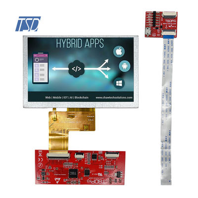 RTP 800x480 διεπαφή ενότητας HMI UART επίδειξης Tft LCD 5 ίντσας