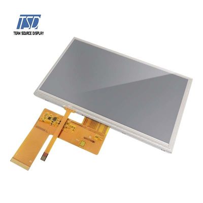 7 ιντσών 800x480 ανάλυσης RGB Διεπαφή TFT LCD οθόνη με αντίσταση οθόνης αφής