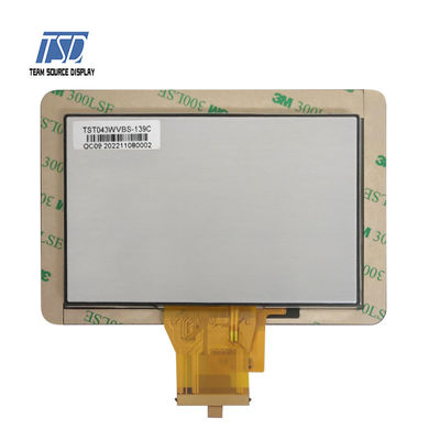Οθόνη LCD IPS TFT κατηγορίας αυτοκινήτου 4,3 ιντσών 800x480 μετάδοση\
