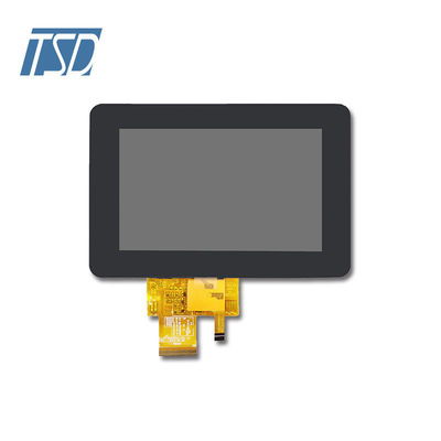 800x480 επιτροπή επίδειξης αφής LCD 450 φωτεινότητα οθόνη ενότητας επίδειξης Tft LCD 5 ίντσας