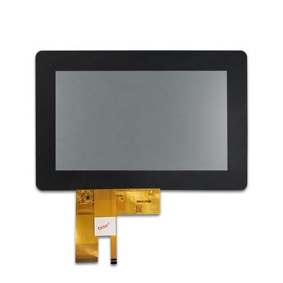 Βιομηχανική επιφάνεια Lumiannce ενότητας 800x480 450nits TFT LCD αντιθαμπωτικό