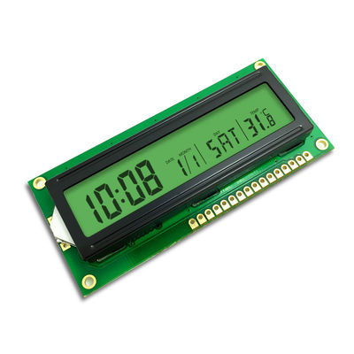 1602 μπλε κιτρινοπράσινος οδηγός Backlight ST7066-0B ενοτήτων χαρακτήρα LCD