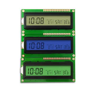 YG ενότητες χαρακτήρα LCD των οδηγήσεων, πράσινο Backlight 5V LCD χρώμα επίδειξης 16x2