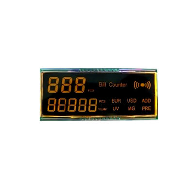 Ραδιόφωνο Προσαρμοσμένη οθόνη LCD Πολυχρωματικό φως πίσω για τα χρήματα Μέτρηση μηχανή