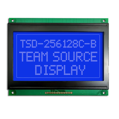 ενότητα ΣΠΑΔΊΚΩΝ LCD 256x128 STN FSTN με μπλε και κιτρινοπράσινο Backlight