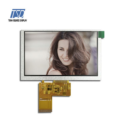 5,0 οθόνη ολοκληρωμένου κυκλώματος 500nits TFT LCD ίντσας 800x480 ST7262 με τη διεπαφή TTL